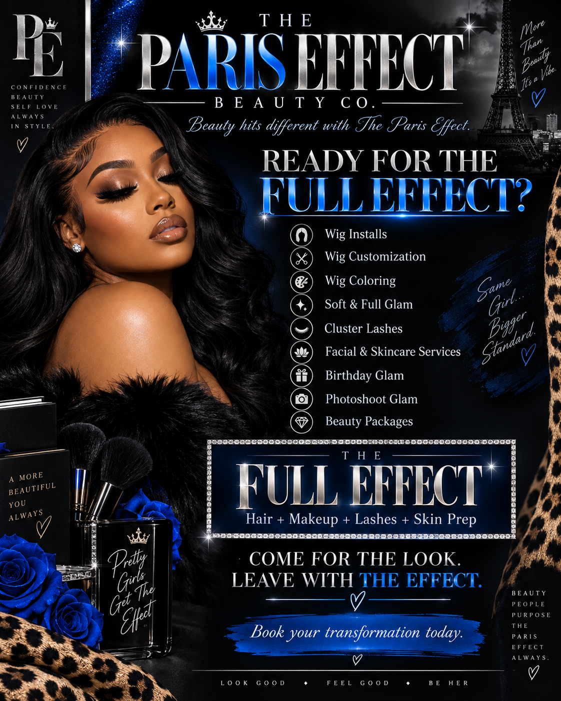 The Paris Effect Beauty Co. brand design